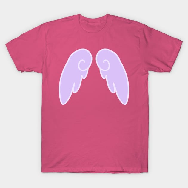 Purple Anime Wings T-Shirt by saradaboru